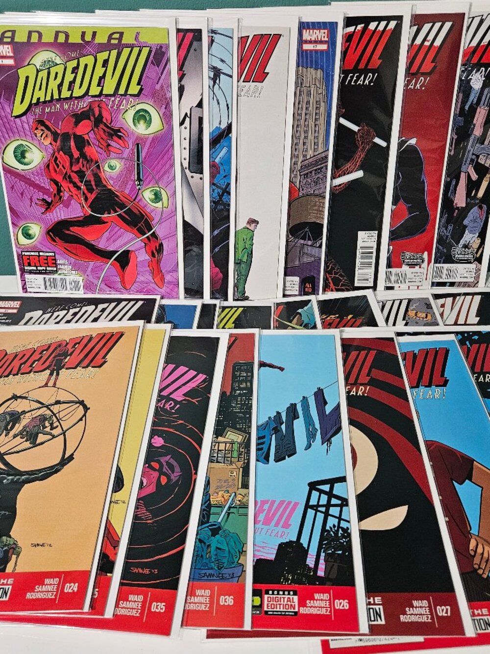 Daredevil (Vol 3) Lot of 24 Issues Marvel Comics #14-36, Ann 1 - Waid / Samnee